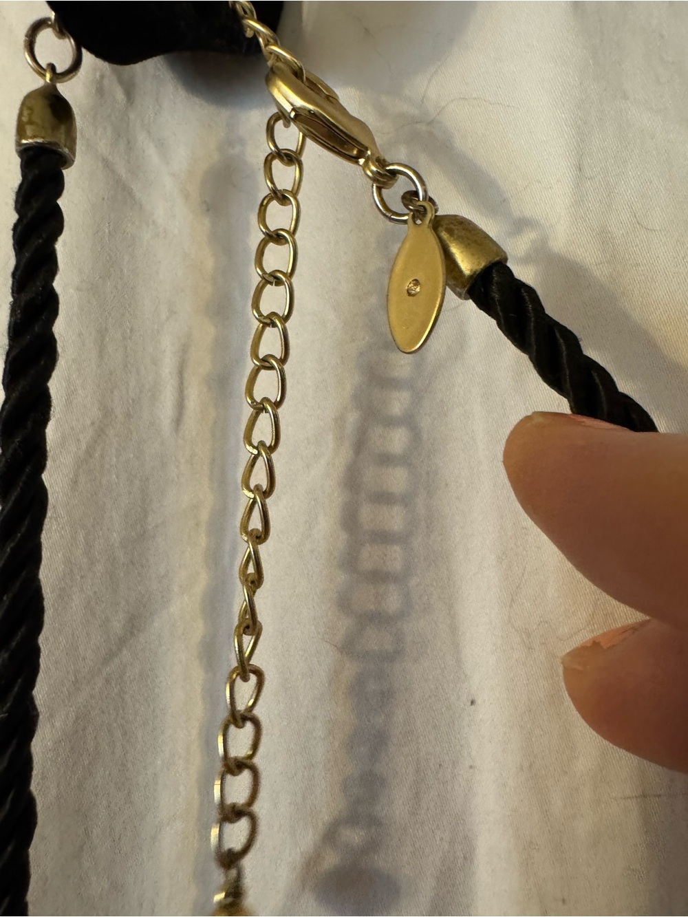 Chico’s Black Beaded Tassel Necklace - Women Jewelry, Long Line Classic. - Picture 6 of 16